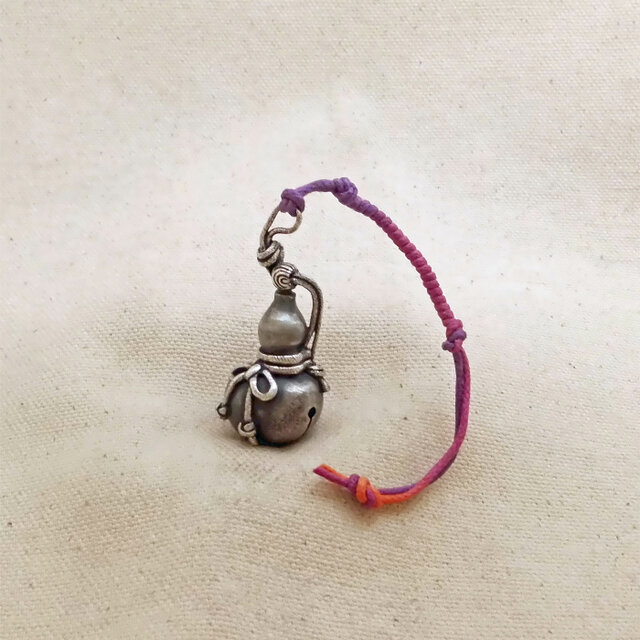 銀製の鈴『酒瓢箪』(シルバー925) 縁起物・お守り・魔除け