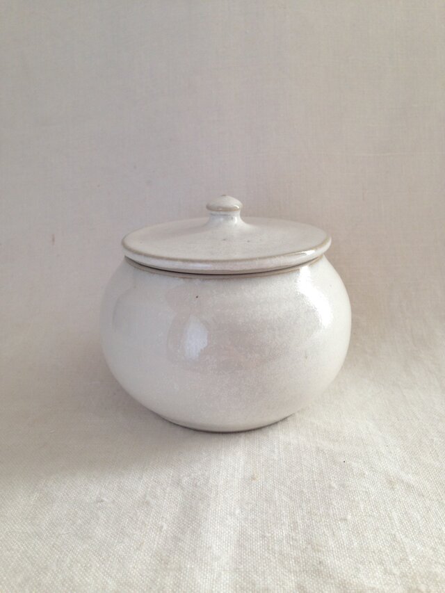 蓋物(アンティークホワイト)A