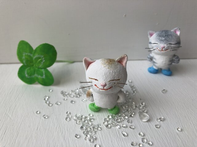 長靴をはいた猫さん 白茶トラの画像1枚目