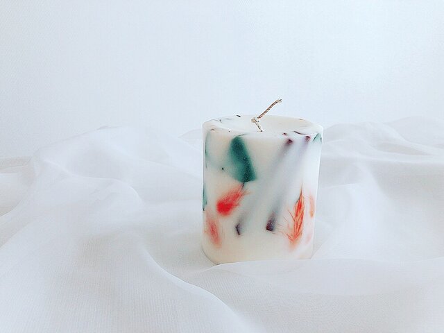 soycandle*ボタニカルキャンドル*アロマキャンドル*100%ソイワックス*ラグラス*ユーカリ*の画像1枚目