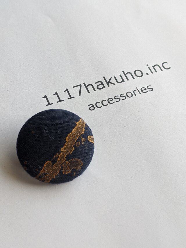 惑星シンフォニー/brooch/navy・gold・blackの画像1枚目