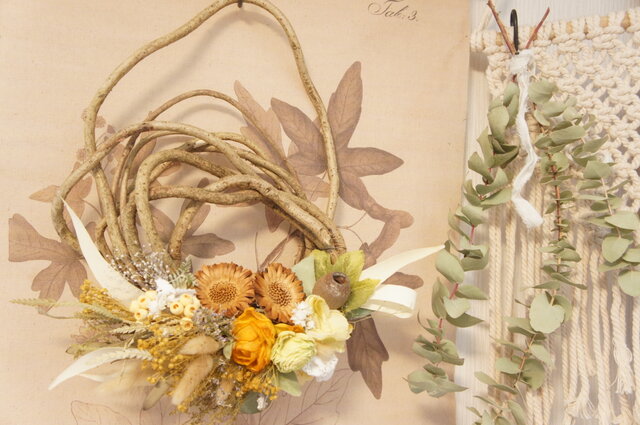 専用＊プロテア　アンティーク ドライリース プロテア アンティーク ドライリース ドライフラワー fu.wa.ran