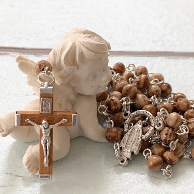 特別感謝セール４０％OFF☆ブラウンカルサイトのロザリオ