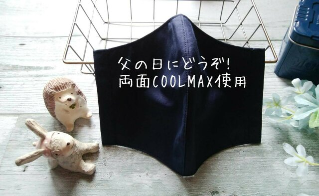 送料無料✴男性用少し大きめ✴吸水速乾「COOLMAX®」両面使用✴の画像1枚目