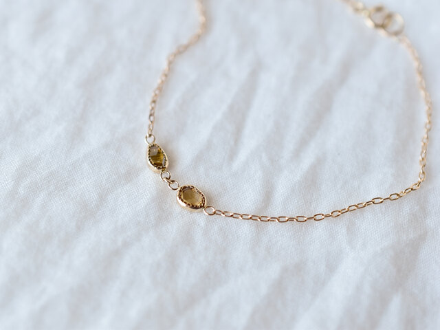 Fragment Diamond Bracelet Mochaの画像1枚目