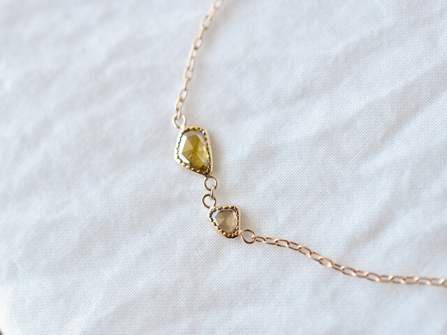 Fragment Diamond Bracelet Oliveの画像1枚目