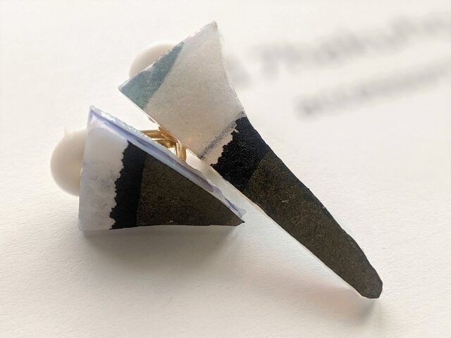 逆に、あざとく…/earring/whiteの画像1枚目