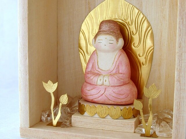受注製作】 阿弥陀如来 桐箱飾り | iichi 日々の暮らしを心地よくする