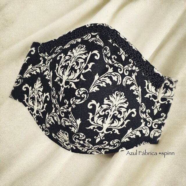 立体マスク:victorian (black)の画像1枚目
