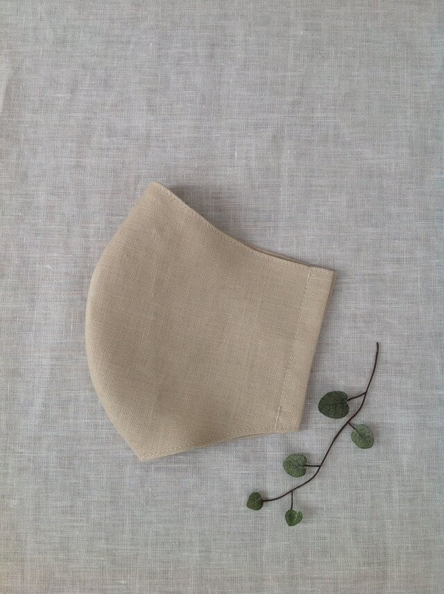 シルキーリネンのマスク  ＊  送料無料 ＊