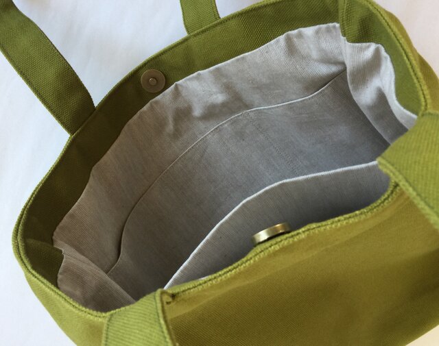 オリーブグリーン 8号帆布 トートバッグ | iichi 日々の暮らしを