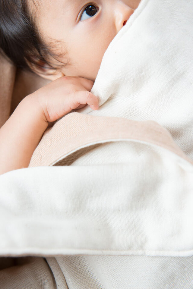 Organic Cotton 6重ガーゼおくるみ リバーシブルの画像1枚目