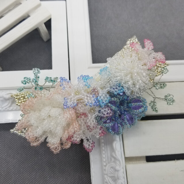 バレッタ Bouquet (アイスダリア)の画像1枚目