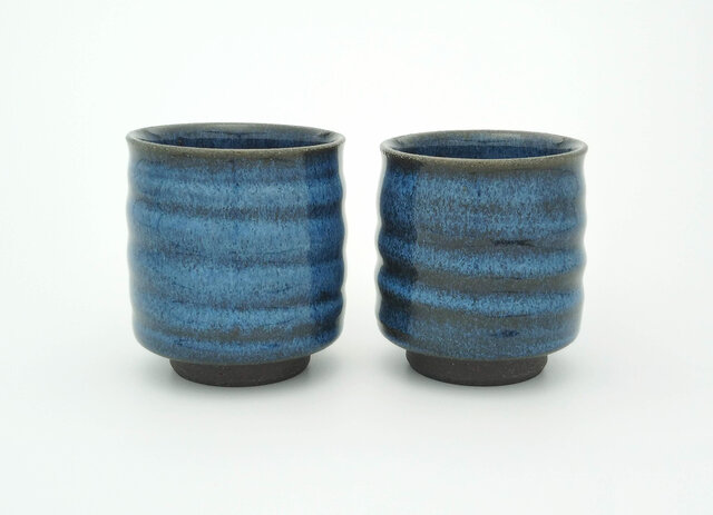 灰釉湯呑 (浅野 陽）未使用 新品同様 安齋新・厚子／ANZAI Arata & Atsuko「灰釉六角湯呑み