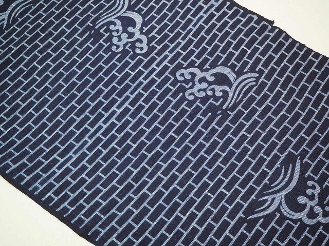 0039 セミオーダー用 浴衣布 木綿 古布古裂 着物リメイク kimono *ご希望の型をお選びくださいの画像1枚目
