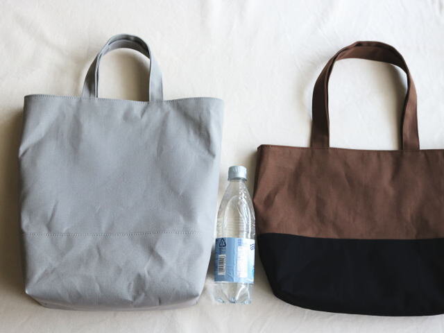 大容量♪L Lサイズ♡帆布♡トートバッグ♡ドライグレー♡☆ハンドメイド 定番人気商品◇倉敷帆布のトート/M◇ストームグレー