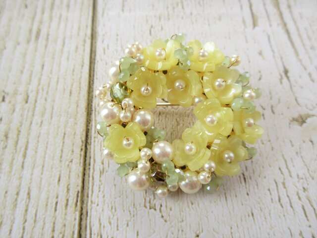 Brooch お花 (K0919)の画像1枚目