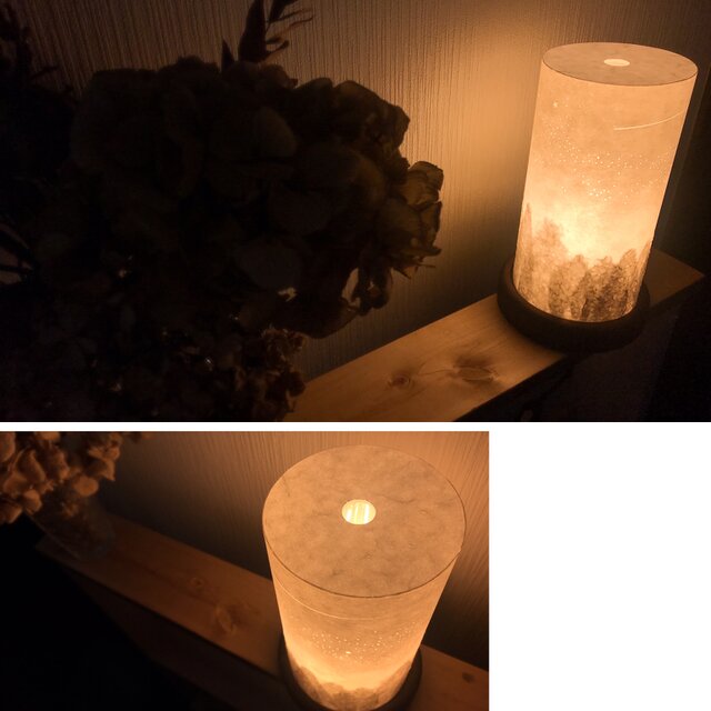 【定番通販】照明　SHIKAKU 行燈（手漉き和紙仕様)/照明ランプ テーブルライト・デスクライト