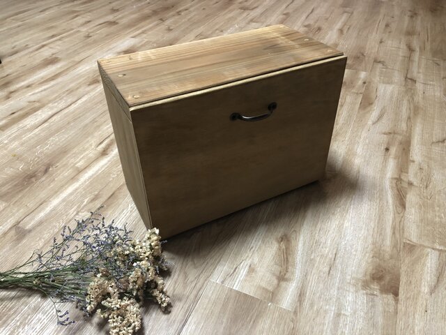 ぷー❣️ハンドメイド木箱 銘木毛鈎箱 HANDCRAFT NATURAL WOOD FLY BOX 樹種：バンブー ハンド