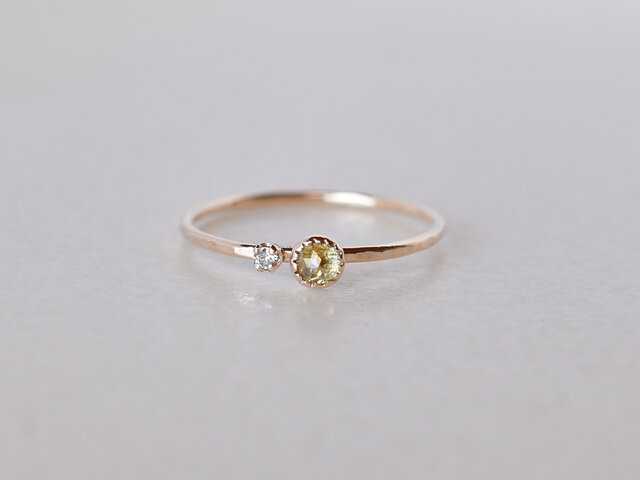 littlest bouquet ring mimosaの画像1枚目