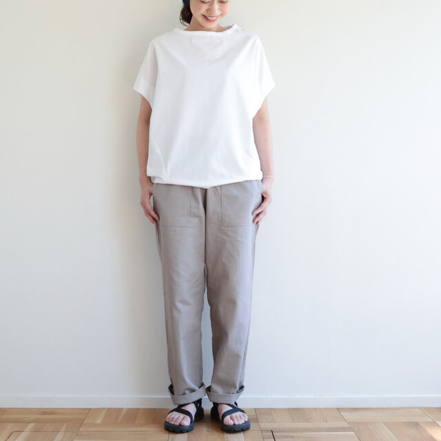 Baker pants / light grayの画像1枚目