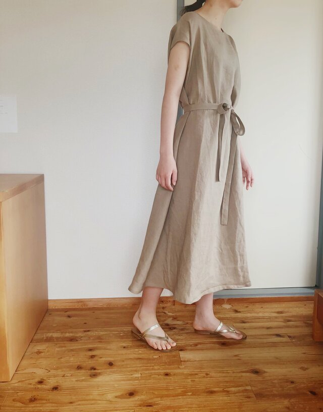 【F様専用ページ】リネンのワンピースの画像1枚目
