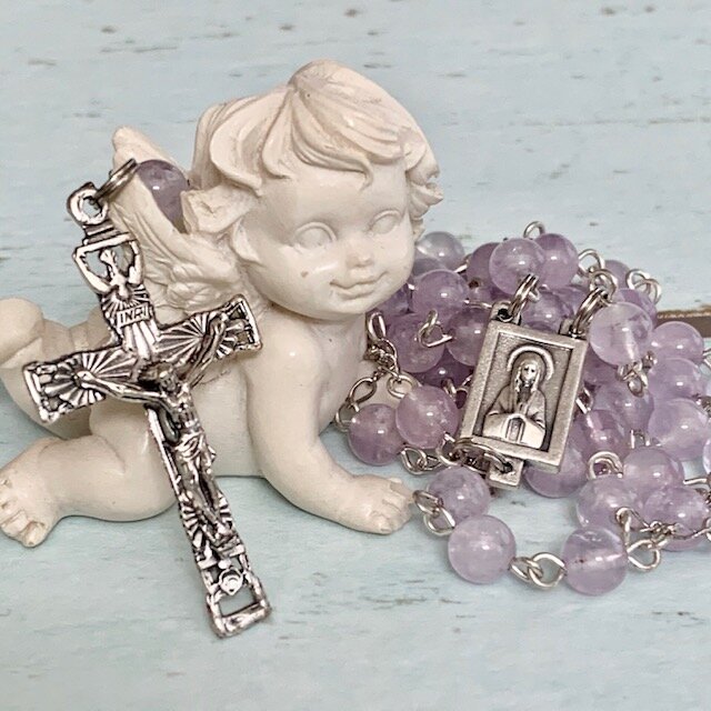 ラベンダーアメジストのロザリオ