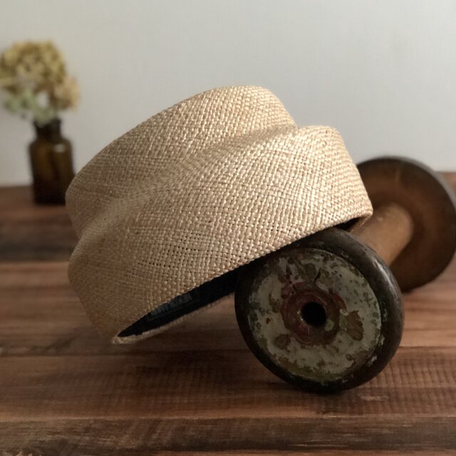 夏帽 switch beret/naturalの画像1枚目