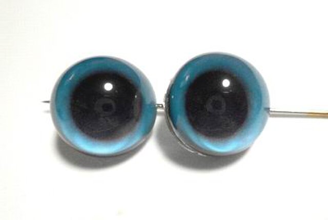 にゃんこのおめめ○半球グラスアイ○猫目○18mm〇BM903-1パーツ付きの画像1枚目