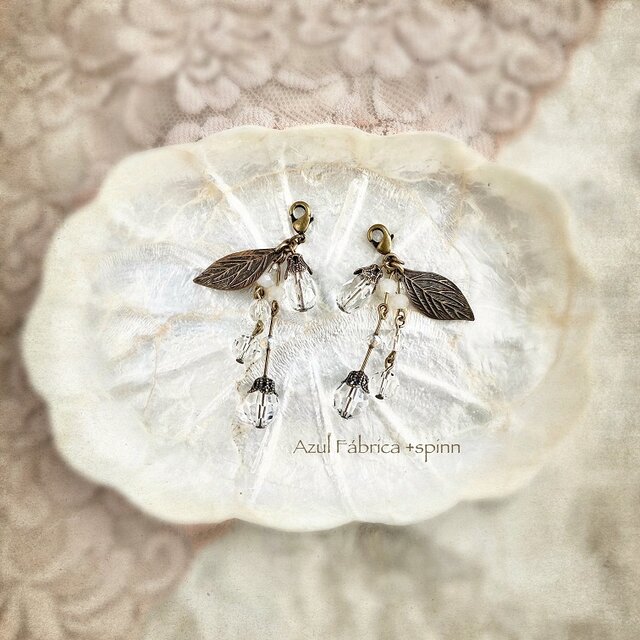 マスクピアス:ice flower (gold)の画像1枚目