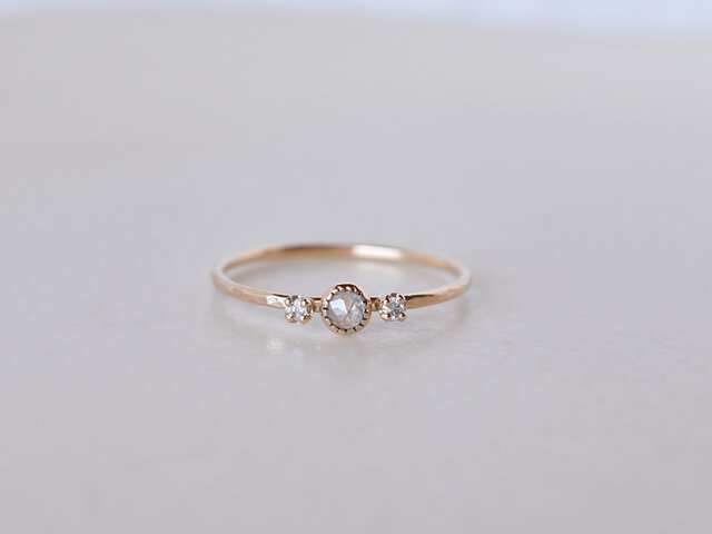littlest bouquet ring white cloverの画像1枚目