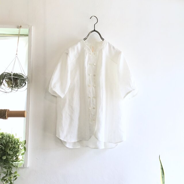 cook P blouse (white)の画像1枚目