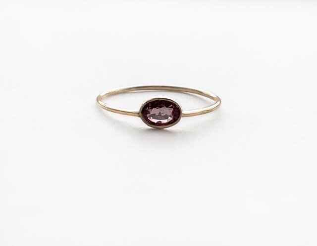 一点もの k18 Color Change Garnet リング/受注制作の画像1枚目