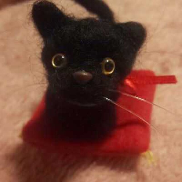 高品質人気 羊毛フェルトハンドメイド 黒猫ちゃんの通販 by moemo's shop｜ラクマ