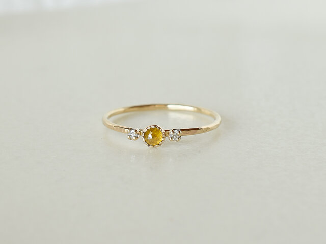 littlest bouquet ring Dandelionの画像1枚目
