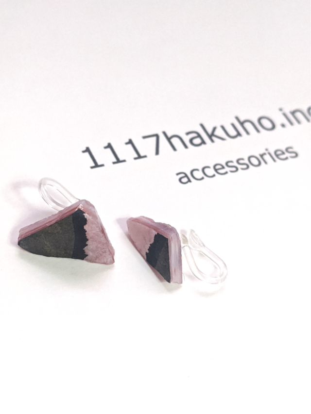逆に、あざとく…/earring/pink/アレルギー対応の画像1枚目