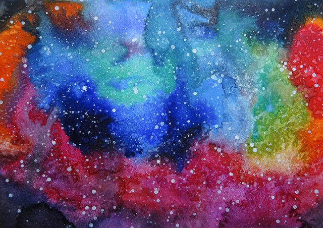 【原画】星雲2020-1(シート販売)の画像1枚目