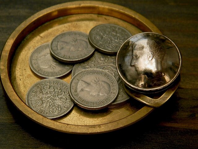 #S4 Kingdom of Belgium Coin Scarf Clipの画像1枚目