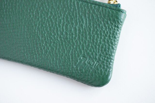 L字ファスナーポーチ コインケース 小物入れ 姫路産シュリンク