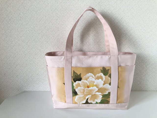 帯リメイクバッグ｜和モダン・上品な花柄 | iichi 日々の暮らしを