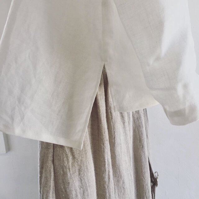 back ribbon top (natural) | iichi 日々の暮らしを心地よくするハンドメイドやアンティークのマーケットプレイス