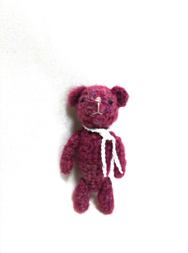 クマさんの編みぐるみの画像1枚目