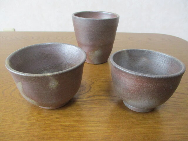 備前焼 湯のみ④ | iichi 日々の暮らしを心地よくする