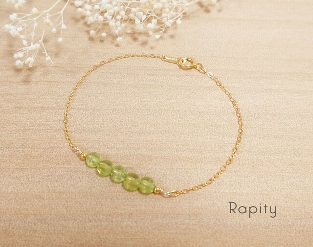 【専用です】14kgf♢ピアス/ブレスレット♢計8点 8月誕生石☆14kgf 天然石ペリドットチェーンブレスレット