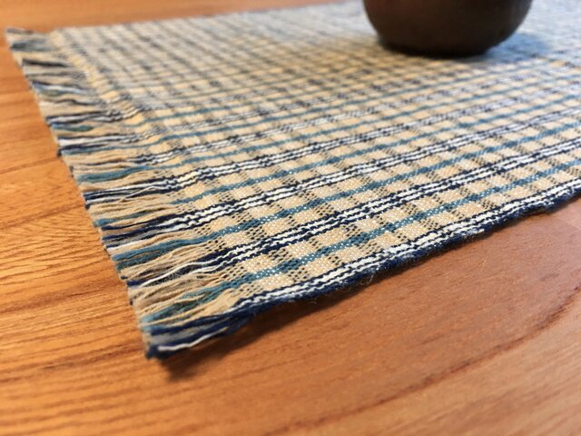 古代織品織しな布テーブルセンター小品２枚未使用品☆常識の範囲の価格交渉ＯＫ☆ 丹波布 テーブルセンター 古布柄 小 | iichi 日々の暮らしを