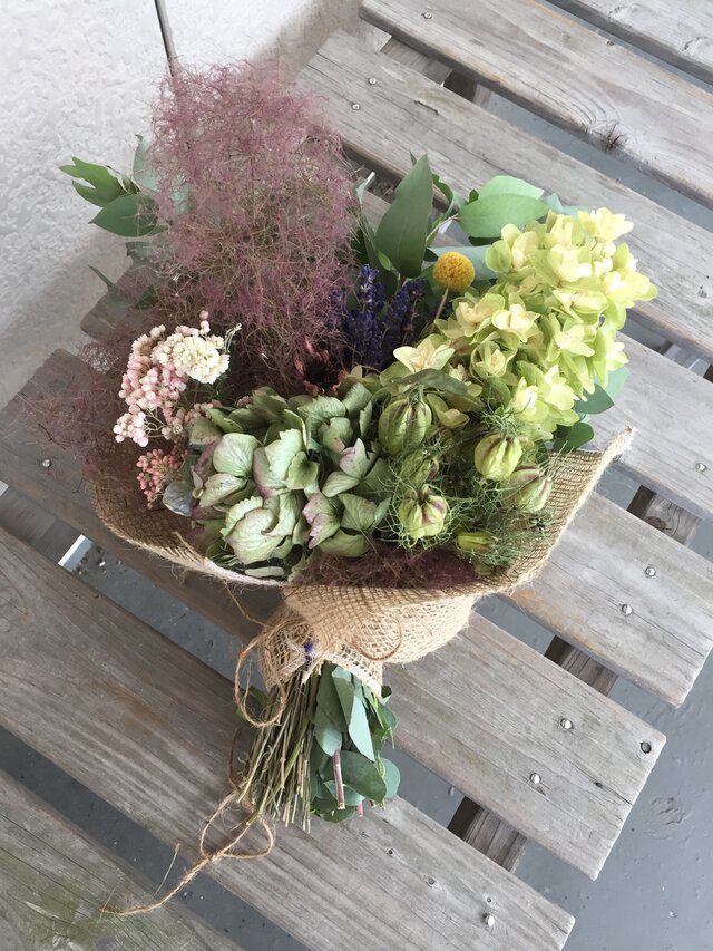 ハーブの花束(ラベンダー)の画像1枚目