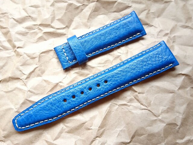 腕時計ベルト 20-18mm Dバックル用 ブルー #30 | iichi 日々の暮らしを