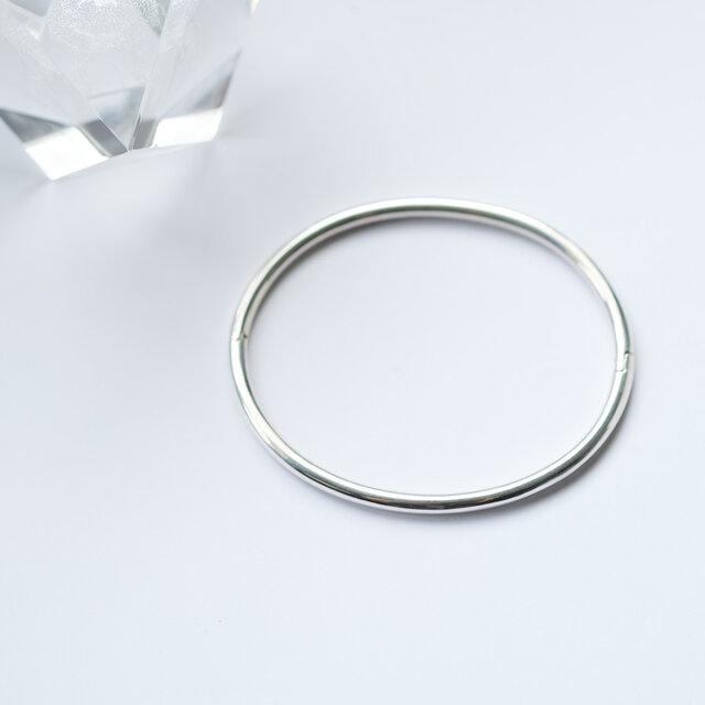内甲丸 バングル シルバー925 | iichi 日々の暮らしを心地よく