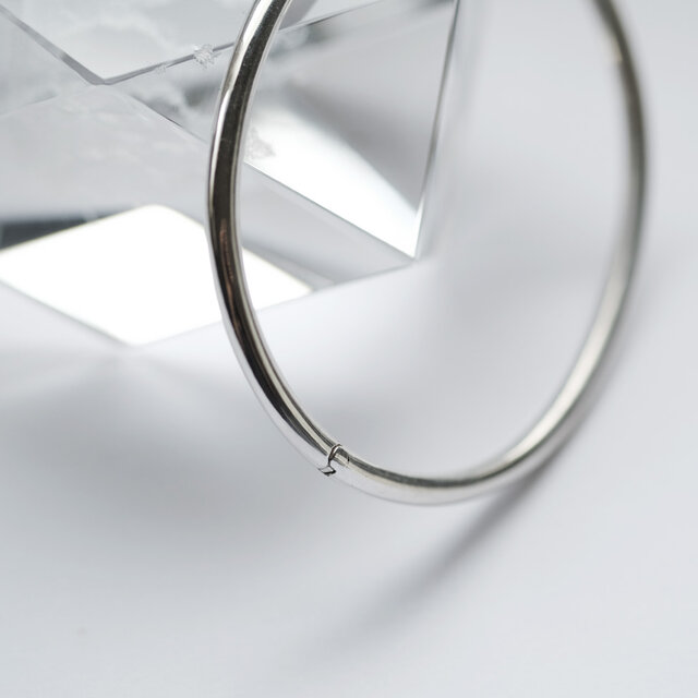 内甲丸 バングル シルバー925 | iichi 日々の暮らしを心地よく