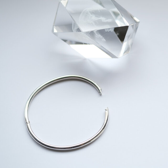 内甲丸 バングル シルバー925 | iichi 日々の暮らしを心地よくする